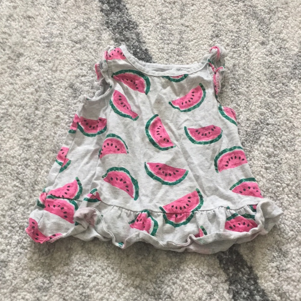⚡️$4 FLASH SALE⚡️ Watermelon Sleeveless Top 18-24